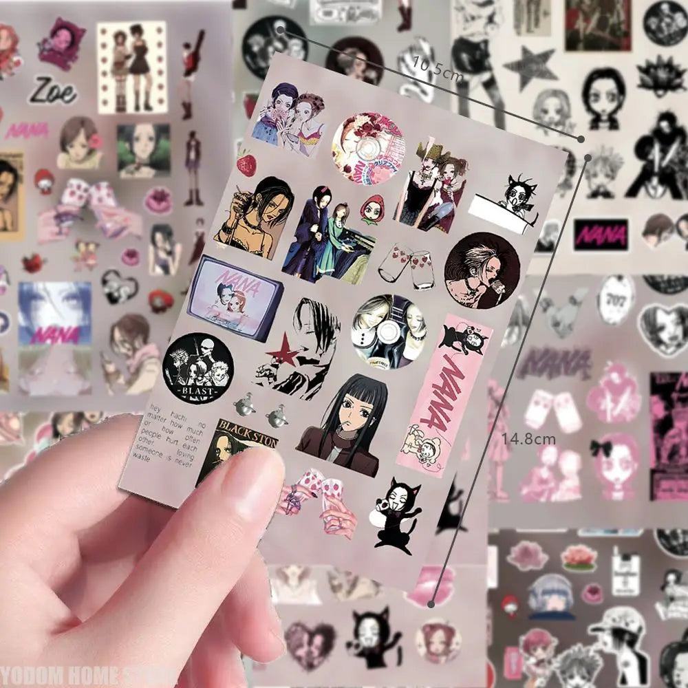 NANA Anime Sticker Set ♡ Komatsu Nana Aesthetic Decals (8 PCS)