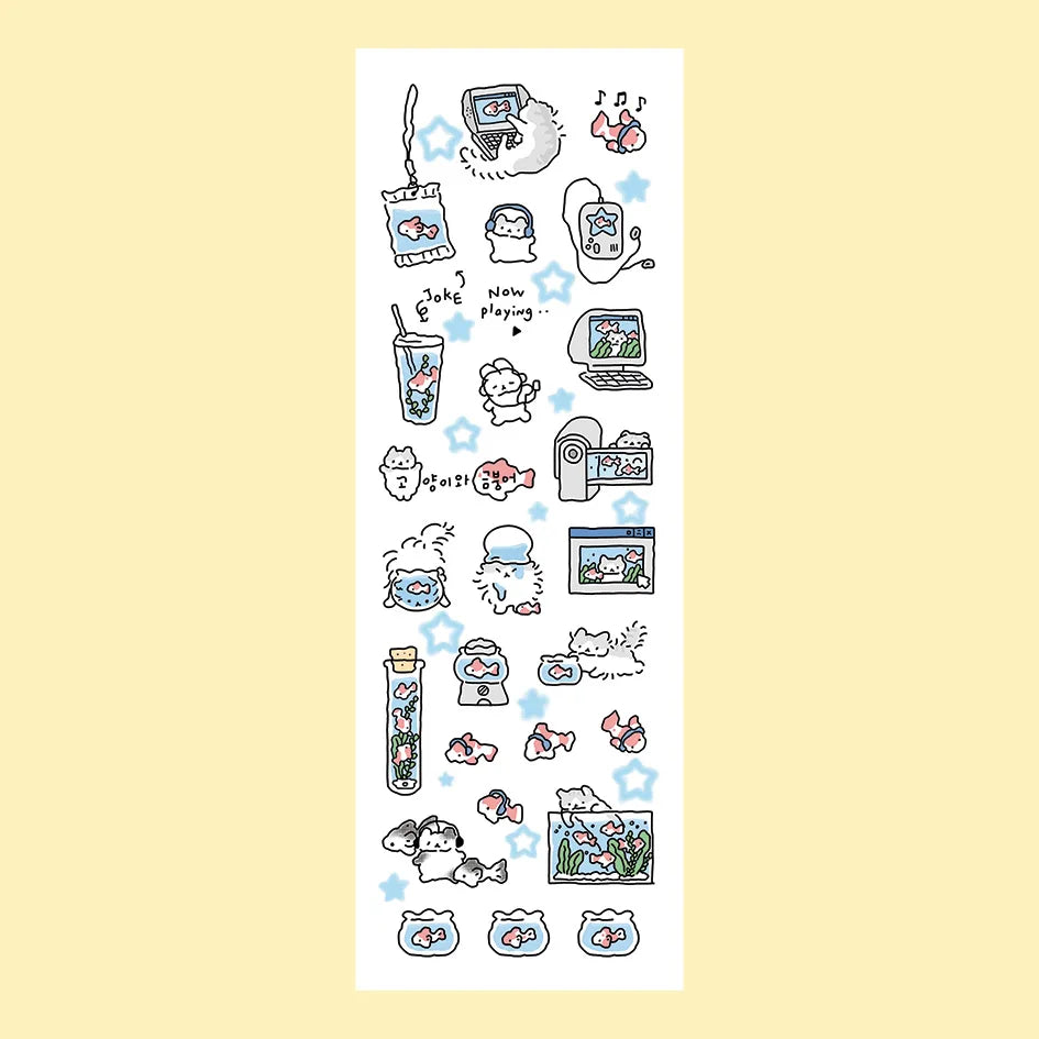 Cute Rabbit Graffiti Stickers ♡ Kawaii Scrapbook Set