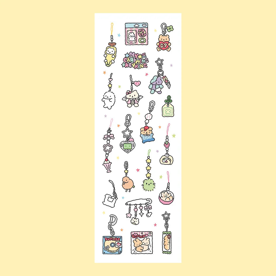 Cute Rabbit Graffiti Stickers ♡ Kawaii Scrapbook Set