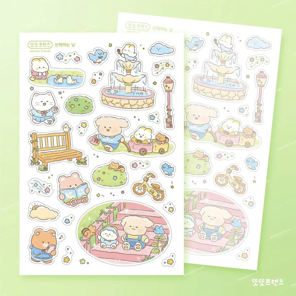 Cute Cartoon Bear Sticker Sheets ♡ Cozy Journal & Planner Stickers
