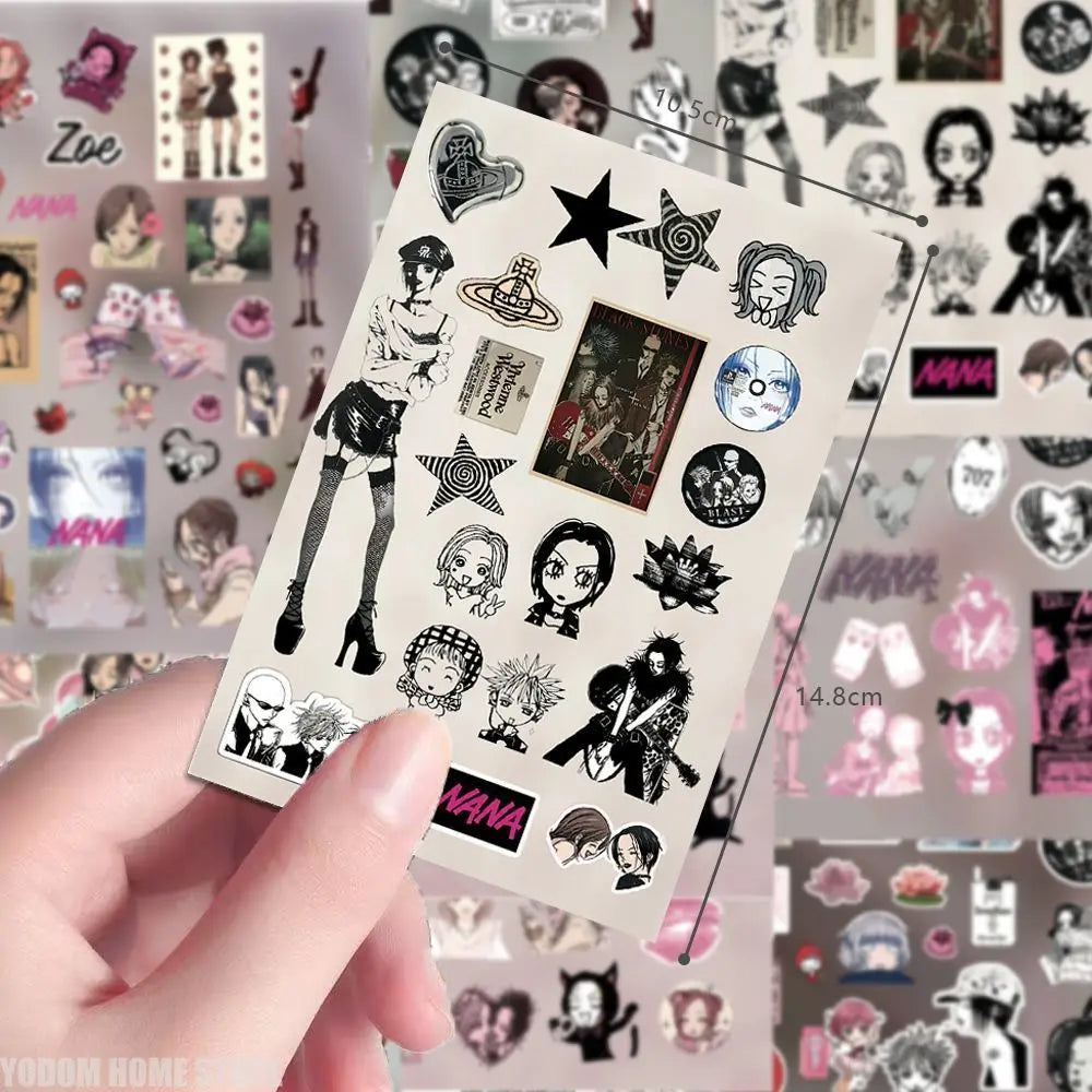 NANA Anime Sticker Set ♡ Komatsu Nana Aesthetic Decals (8 PCS)
