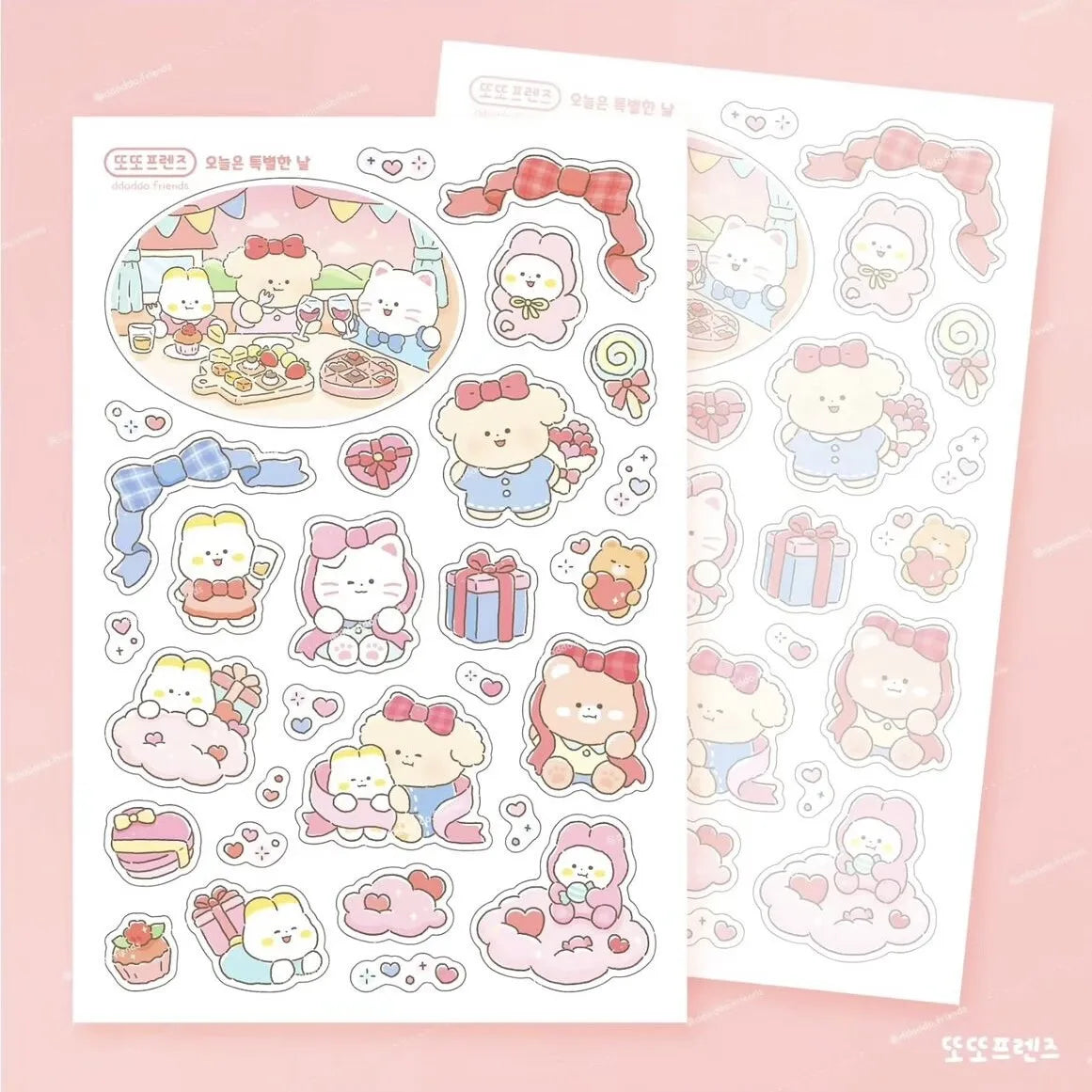 Cute Cartoon Bear Sticker Sheets ♡ Cozy Journal & Planner Stickers