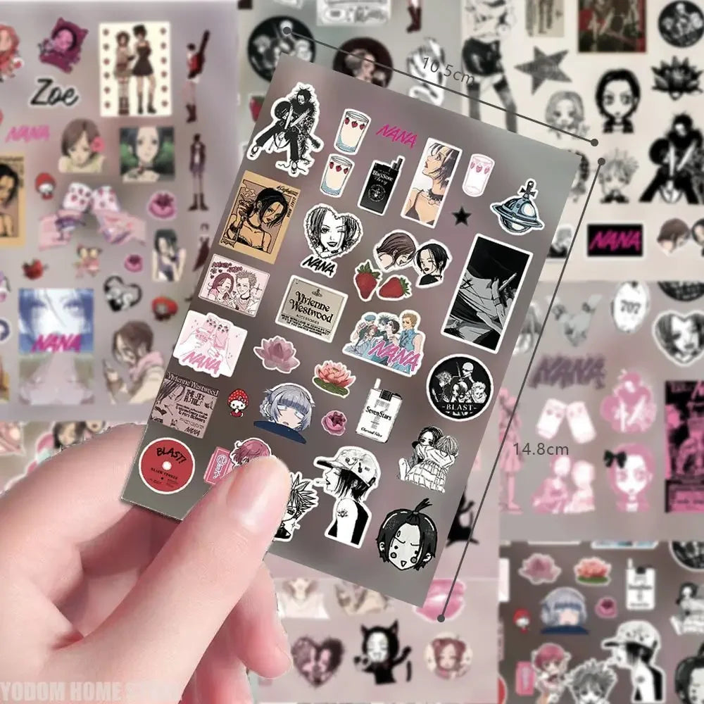 NANA Anime Sticker Set ♡ Komatsu Nana Aesthetic Decals (8 PCS)