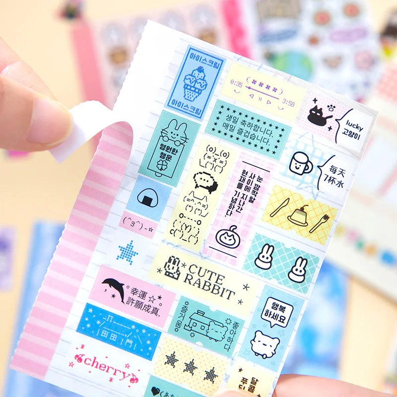 Korean Dual M5 Sticker Book ♡ Kawaii Scrapbook Essentials
