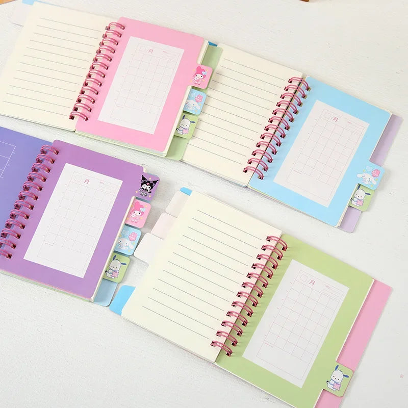 Soft Days Kawaii Mini Diary ♡ A7 Cute Anime Notebook