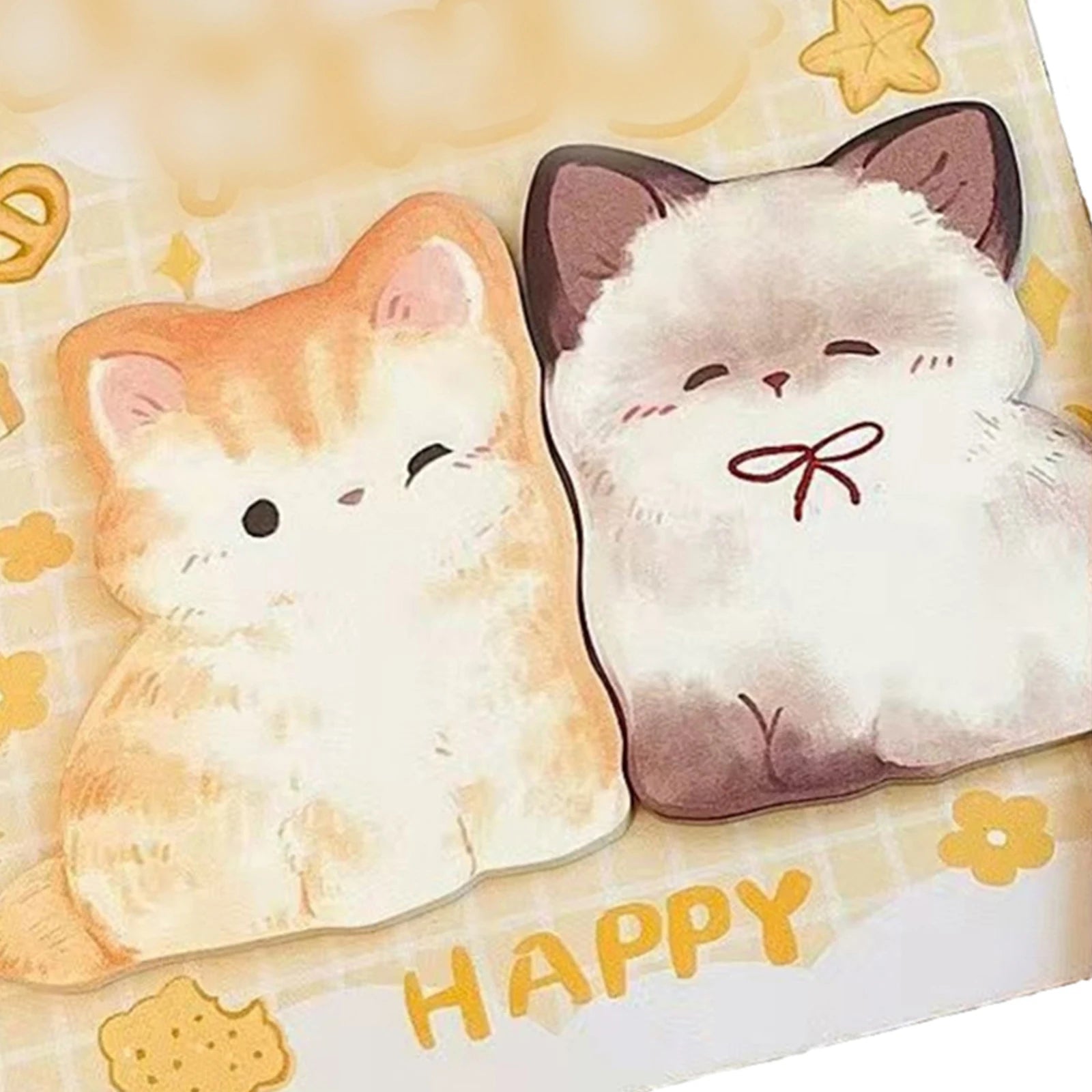 Soft Days Animal Sticky Notes ♡ 20-Sheet Cute Memo Set