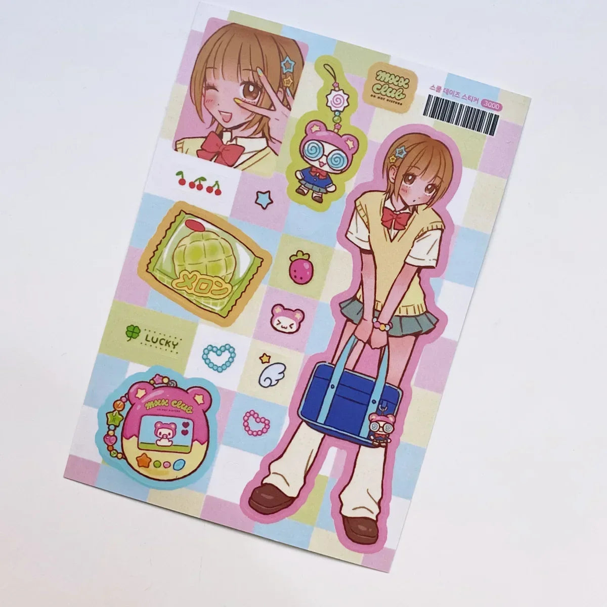 Angel Girl Sticker Set ♡ Soft Pink Korean-Inspired Stickers