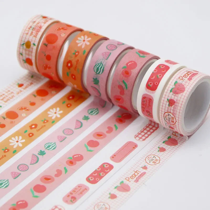 60-Roll Cute Washi Tape Set ♡ Cozy Journaling & Scrapbooking Tapes
