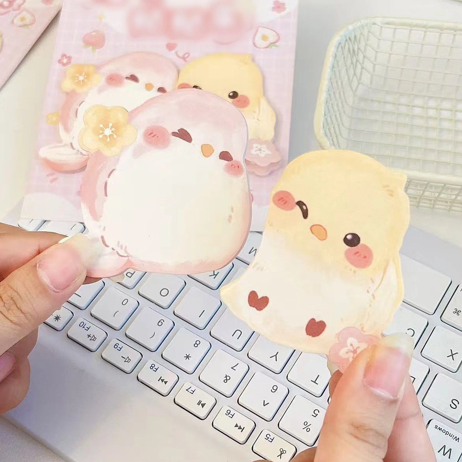 Soft Days Animal Sticky Notes ♡ 20-Sheet Cute Memo Set